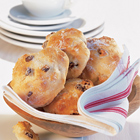 Kwarkbollen met rozijnen