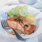 Zalm met citroen en dille uit de oven