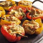Gevulde paprika met tonijn en ansjovis