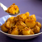 Aardappelen met saffraan uit de slow cooker