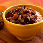 Chili met zwarte bonen uit de slow cooker
