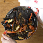 Mosselen met chorizo en tomaat