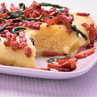 Polenta met spek en salie
