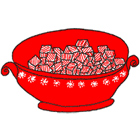 Kruidige pompoen-blokjes uit de oven