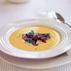 Pompoensoep met cantharellen van Alain Ducasse