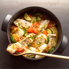 Provençaalse casserole met snoekbaars
