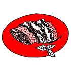 Zalmfilet met pesto en rauwe ham uit de oven