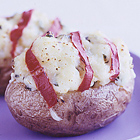 Gepofte aardappelen met romige vulling (jacked potato)