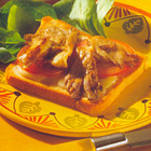 Toast met gorgonzola en gebakken oesterzwammen