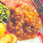 Gebakken ham met rozijnenchutney