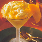 Semifreddo met mascarpone en mango