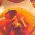 Pittige paddenstoelenbouillon