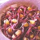 Rodekool salade met ananas