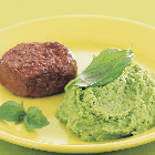 Romige doperwtenpuree