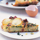 Spaanse aardappeltortilla met chorizo
