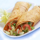 Wraps met rosbief en bleekselderij