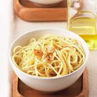 Spaghetti con aglio e olio