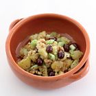 Aardappelsalade met olijven en walnoten