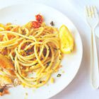 Spaghetti met sardientjes en kappertjes