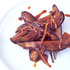Gesauteerde aubergine