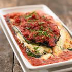 Courgette met mozzarella uit de oven