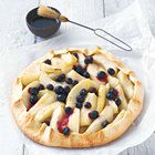 Appeltaart met bosbessen