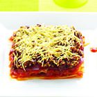 Lasagne met salami en zongedroogde tomaatjes