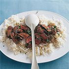 Nigella Lawson: steak met sakésaus en rijst