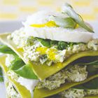 Lasagne met spinazie en feta