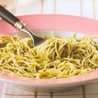 Spaghetti met pesto