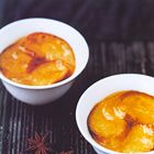 Broodpudding met peren en steranijs