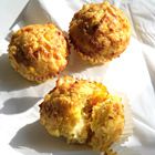 Muffins met maïs en wortel