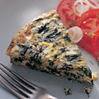 Griekse omelet met bladgroenten, prei en feta van Rick Stein