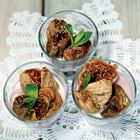 Vijgen met munt en yoghurt in port