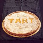 Citroentaart met poedersuiker