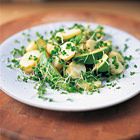 Jamie Oliver: aardappelsalade met avocado en tuinkers