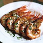 Garnalen met knoflook en peterselie