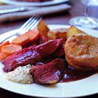 Rosbief met Yorkshire pudding