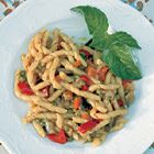 Fusilli met lentegroenten