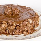 Hazelnoottaart met Ferrero Rocher