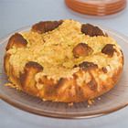 Appelkruimeltaart met witte chocola