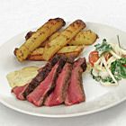 Perfect gegrilde steak met witlofsalade en frites