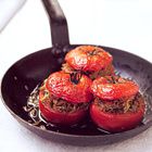 Gevulde tomaten op z'n Grieks
