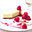 Vanille cheesecake met frambozen