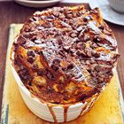 Broodpudding met chocolade