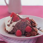 Trifle met frambozen en chocolade