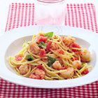 Spaghetti met garnalen