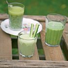 Gazpacho van avocado en komkommer