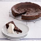 Chocoladetaart met kaneelroom