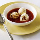 IJs met geitenkaas en balsamico